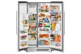 36-Inch Wide Side-by-Side Refrigerator - 25 Cu. Ft. - (MRSF4036PW)