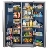 36-inch Wide Full-Depth Side-by-Side Refrigerator with Arctic Blue Interior - 28.7 Cu. Ft. - (MRSF6636RZ)