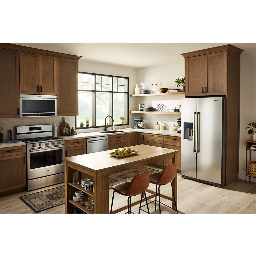 36-inch Wide Full-Depth Side-by-Side Refrigerator with Arctic Blue Interior - 28.7 Cu. Ft. - (MRSF6636RZ)