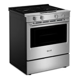 30-Inch Wide Slide-In Electric Range with Grill Mode and No Preheat Air Fry - 5.3 Cu. Ft. - (MSES7030SZ)