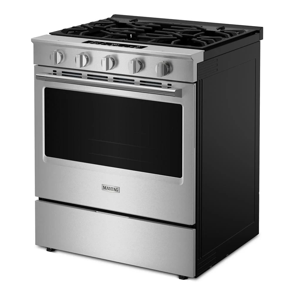 30-Inch Wide Slide-In Gas Range with Grill Mode and No Preheat Air Fry - 5.0 Cu. Ft. - (MSGS7030SZ)