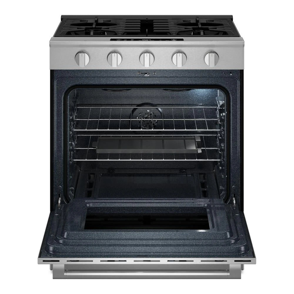 30-Inch Wide Slide-In Gas Range with Grill Mode and No Preheat Air Fry - 5.0 Cu. Ft. - (MSGS7030SZ)
