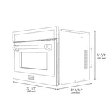 AutographEdition 24" 1.6 cu ft. Built-in Convection Microwave Oven in Fingerprint Resistant Stainless Steel with Champagne Bronze Accents - (MWOZ24SSCB) -