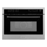 AutographEdition 24" 1.6 cu ft. Built-in Convection Microwave Oven in Fingerprint Resistant Stainless Steel with Matte Black Accents - (MWOZ24SSMB) -