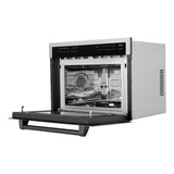 AutographEdition 24" 1.6 cu ft. Built-in Convection Microwave Oven in Fingerprint Resistant Stainless Steel with Matte Black Accents - (MWOZ24SSMB) -