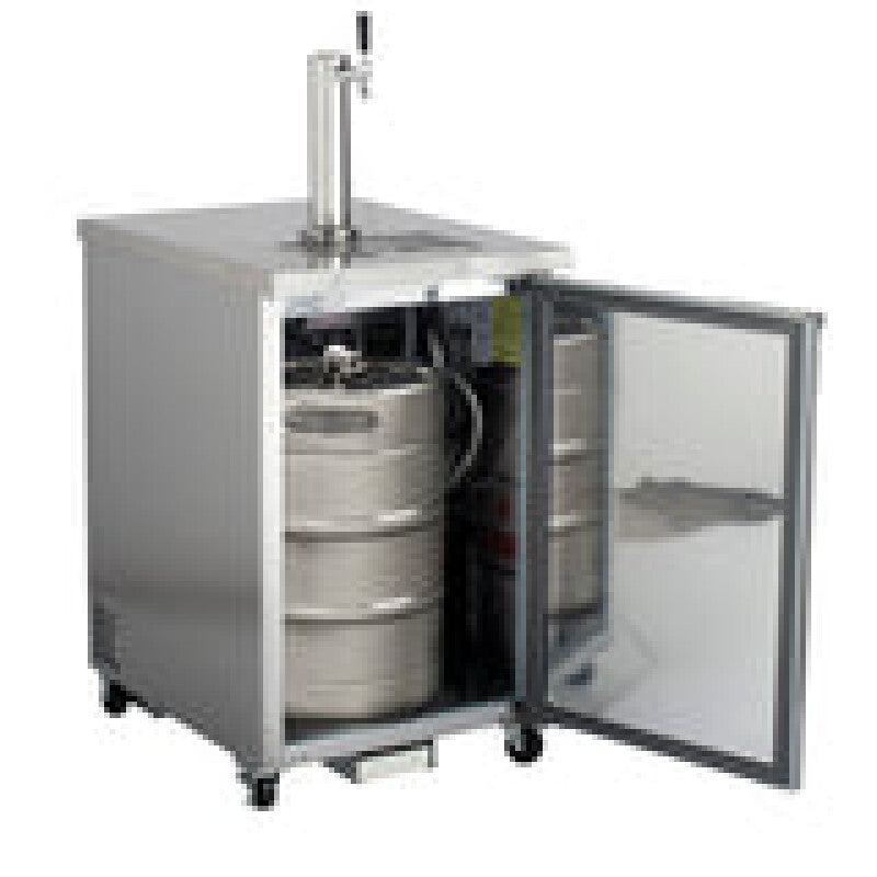 Maxx Cold Single Tower Beer Dispenser, 7.2 cu. ft., 1 Barrel/Keg (204L), in Stainless Steel - (MXBD241SHC)