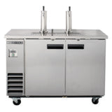 Maxx Cold Dual Tower Beer Dispenser, 14.2 cu. ft., 2 Barrels/Kegs (402L), in Stainless Steel - (MXBD602SHC)