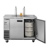 Maxx Cold Dual Tower Beer Dispenser, 14.2 cu. ft., 2 Barrels/Kegs (402L), in Stainless Steel - (MXBD602SHC)