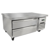 Maxx Cold Two-Drawer Refrigerated Chef Base, 6.5 cu. ft. Storage Capacity, in Stainless Steel - (MXCB48HC)