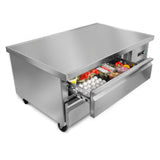 Maxx Cold Two-Drawer Refrigerated Chef Base, 6.5 cu. ft. Storage Capacity, in Stainless Steel - (MXCB48HC)