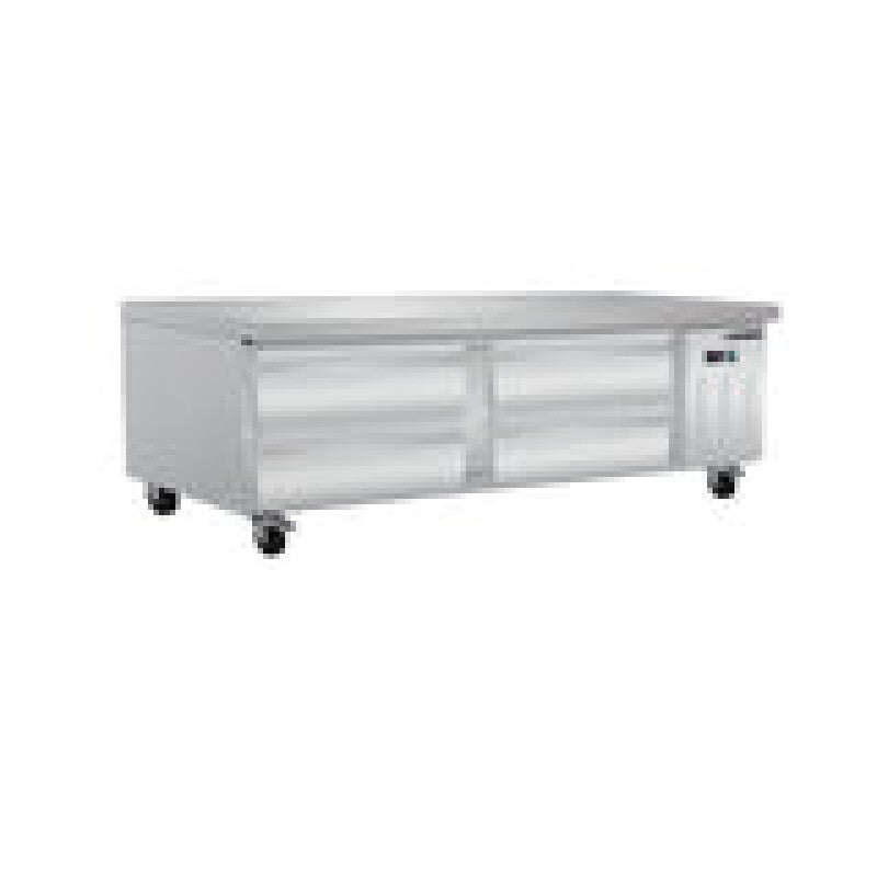 Maxx Cold Four-Drawer Refrigerated Chef Base, 11.1 cu. ft. Storage Capacity, in Stainless Steel - (MXCB72HC)