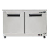 Maxx Cold Double Door Undercounter Freezer, 12 cu. ft. Storage Capacity, in Stainless Steel - (MXCF48UHC)
