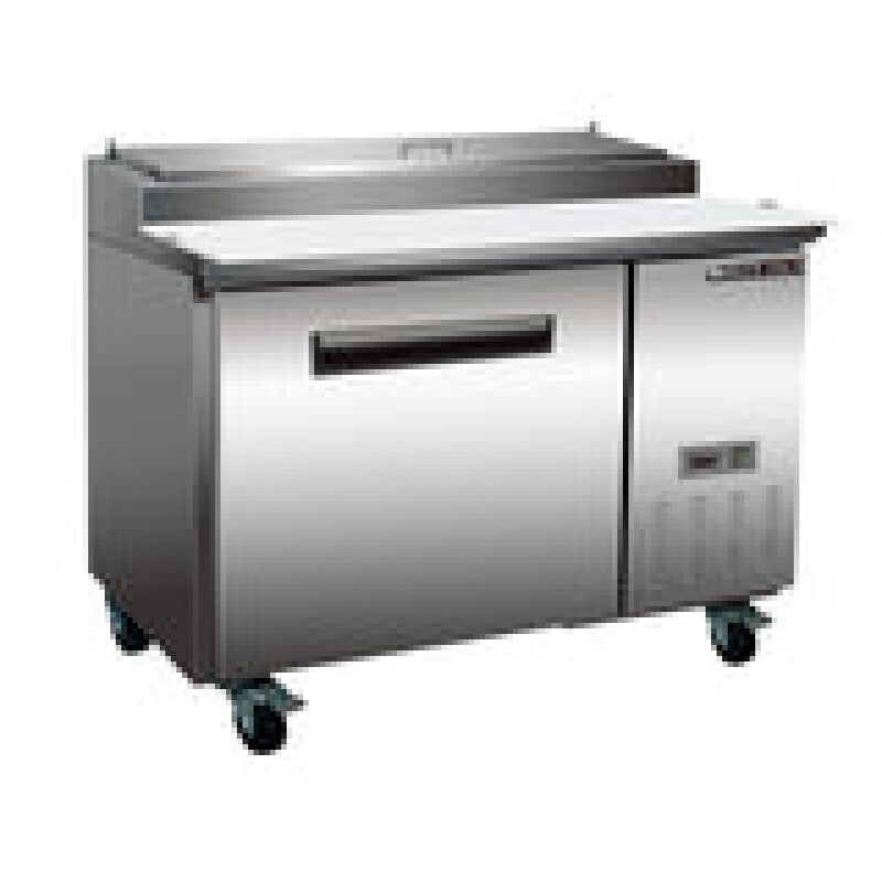 Maxx Cold One-Door Refrigerated Pizza Prep Table, 12 cu. ft. Storage Capacity, in Stainless Steel - (MXCPP50HC)