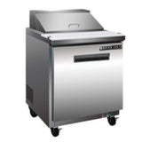 Maxx Cold One-Door Refrigerated Megatop Prep Unit, 7 cu. ft. Storage Capacity, in Stainless Steel - (MXCR29MHC)