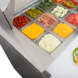 Maxx Cold One-Door Refrigerated Megatop Prep Unit, 7 cu. ft. Storage Capacity, in Stainless Steel - (MXCR29MHC)