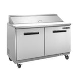Maxx Cold Two-Door Refrigerated Sandwich and Salad Prep Station, 12 cu. ft., in Stainless-Steel - (MXCR48SHC)