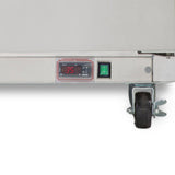 Maxx Cold Double Door Undercounter Refrigerator, 12 cu. ft. Storage Capacity, in Stainless Steel - (MXCR48UHC)