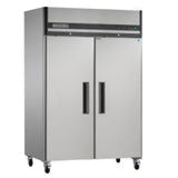 Maxx Cold Double Door Reach-In Refrigerator, Top Mount, 49 cu. ft., Energy Star, in Stainless Steel - (MXCR49FDHC)
