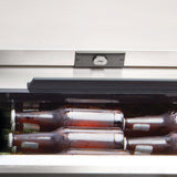 Maxx Cold Horizontal Bottle Cooler, 14 cu. ft. Storage Capacity, Black/Stainless Steel Top, Interior - (MXCR50BHC)