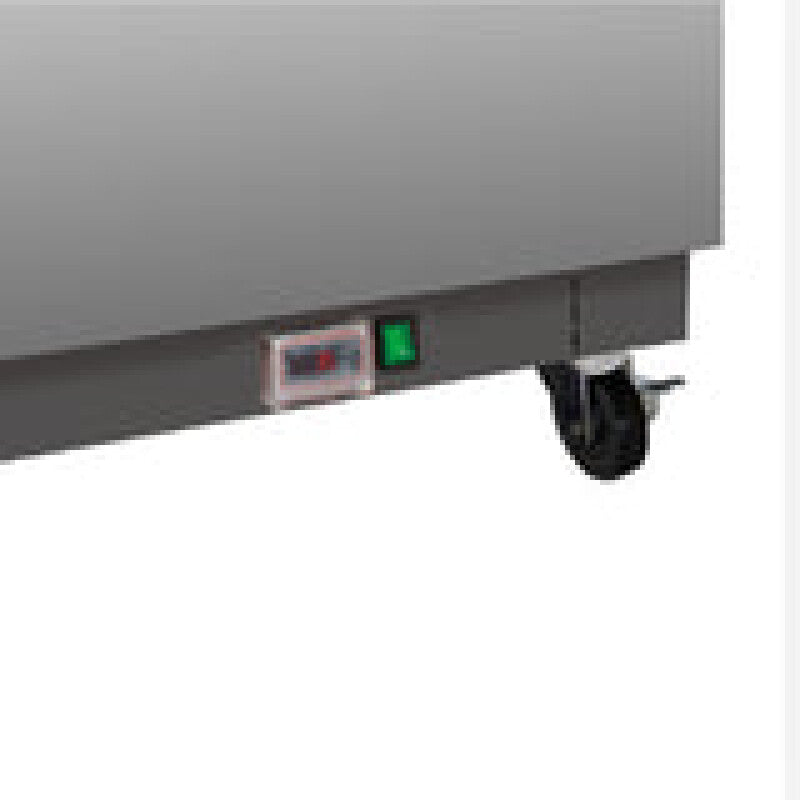 Maxx Cold Two-Door Refrigerated Megatop Prep Unit, 15.5 cu. ft. Storage Capacity, in Stainless Steel - (MXCR60MHC)