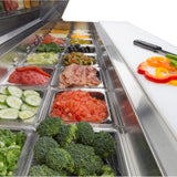 Maxx Cold Two-Door Refrigerated Sandwich and Salad Prep Station, 15.5 cu. ft., in Stainless Steel - (MXCR60SHC)