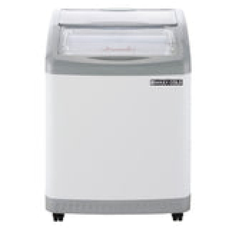 Maxx Cold Curved Glass Top Chest Freezer Display, 3.81 cu. ft. Storage Capacity, in White - (MXF25CHC2)