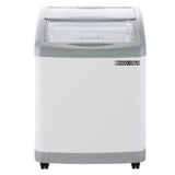 Maxx Cold Curved Glass Top Chest Freezer Display, 3.81 cu. ft. Storage Capacity, in White - (MXF25CHC2)