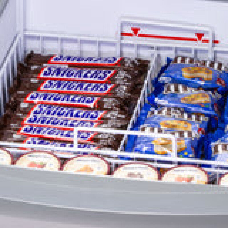 Maxx Cold Curved Glass Top Chest Freezer Display, 3.81 cu. ft. Storage Capacity, in White - (MXF25CHC2)