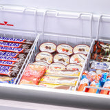 Maxx Cold Curved Glass Top Chest Freezer Display, 8.62 cu. ft. Storage Capacity, in White - (MXF48CHC5)