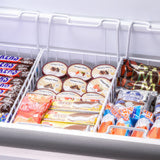 Maxx Cold Curved Glass Top Chest Freezer Display, 14.30 cu. ft. Storage Capacity, in White - (MXF72CHC8)
