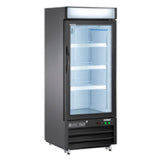 Maxx Cold Single Glass Door Merchandiser Refrigerator, in Black - (MXM112RBHC)