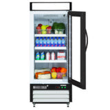Maxx Cold Single Glass Door Merchandiser Refrigerator, in White - (MXM112RHC)