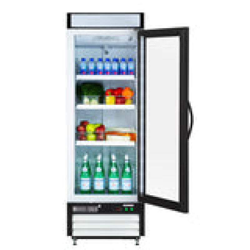 Maxx Cold Single Glass Door Merchandiser Refrigerator, Free Standing, 16 cu. ft., in White - (MXM116RHC)