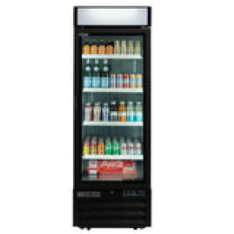 Maxx Cold Single Glass Door Merchandiser Refrigerator, 23 cu. ft., Energy Star, in Black - (MXM123RBHC)