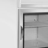 Maxx Cold Merchandiser Freezer, Countertop, 2.1 cu. ft. Storage Capacity, in White - (MXM125FHC)