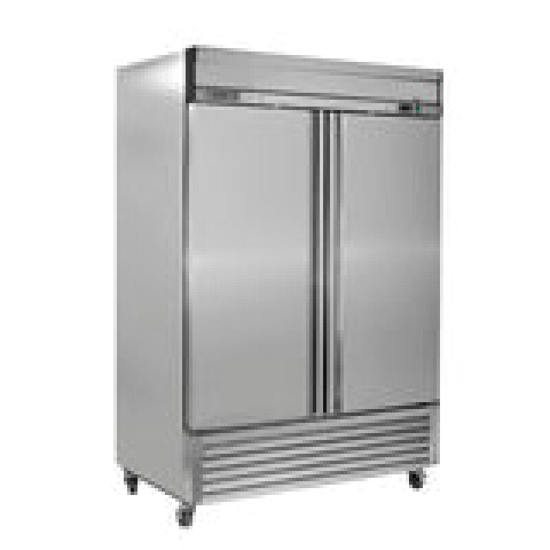 Maxx Cold Double Door Reach-In Freezer, Bottom Mount, 49 cu. ft., in Stainless Steel - (MXSF49FDHC)