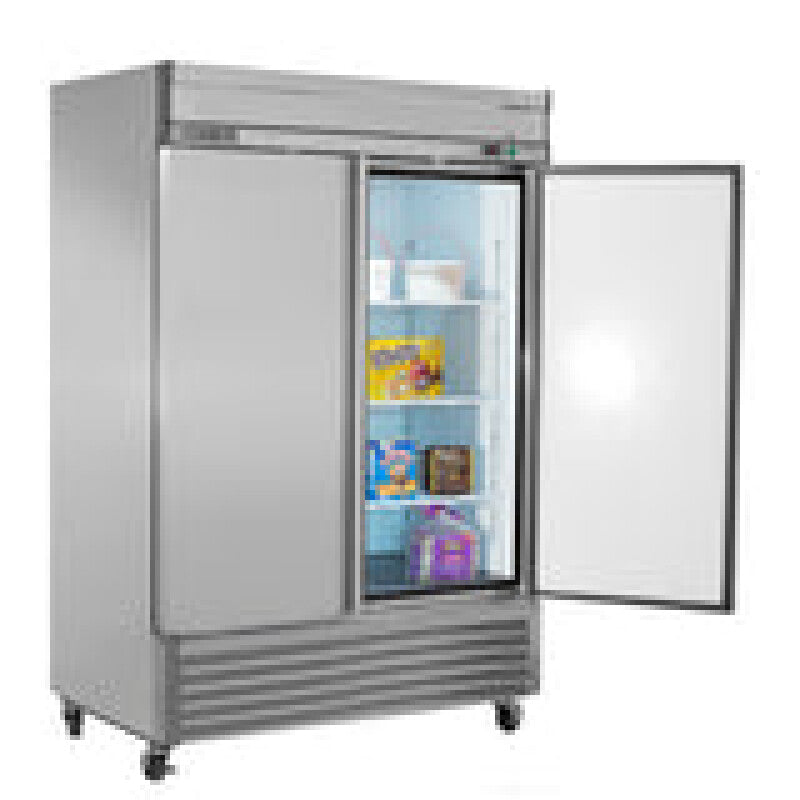 Maxx Cold Double Door Reach-In Freezer, Bottom Mount, 49 cu. ft., in Stainless Steel - (MXSF49FDHC)