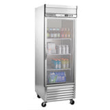 Maxx Cold Single Glass Door Reach-In Refrigerator, Bottom Mount, 23 cu. ft., in Stainless Steel - (MXSR23GDHC)