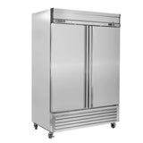 Maxx Cold Double Door Reach-In Refrigerator, Bottom Mount, 49 cu. ft., in Stainless Steel - (MXSR49FDHC)