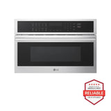 LG MZBZ1727X Built-In Microwave Speed Oven front view