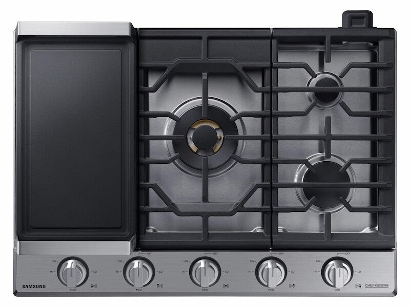 36" Chef Collection Gas Cooktop with 22K BTU Dual Power Burner - (NA36N9755TMAA)