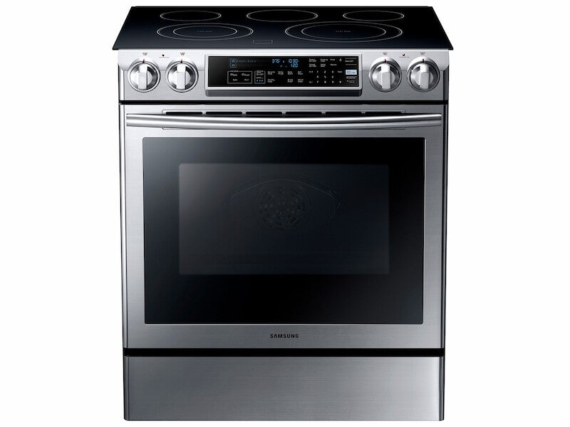 5.8 cu. ft. Slide-in Electric Range with Dual Convection - (NE58F9500SS)