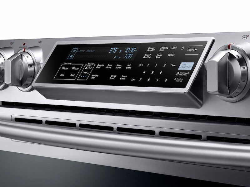 5.8 cu. ft. Slide-in Electric Range with Dual Convection - (NE58F9500SS)