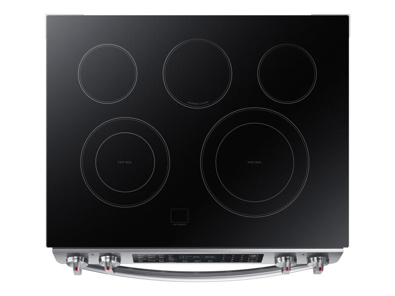 5.8 cu. ft. Slide-in Electric Range in Stainless Steel - (NE58K9430SS) - SAMSUNG