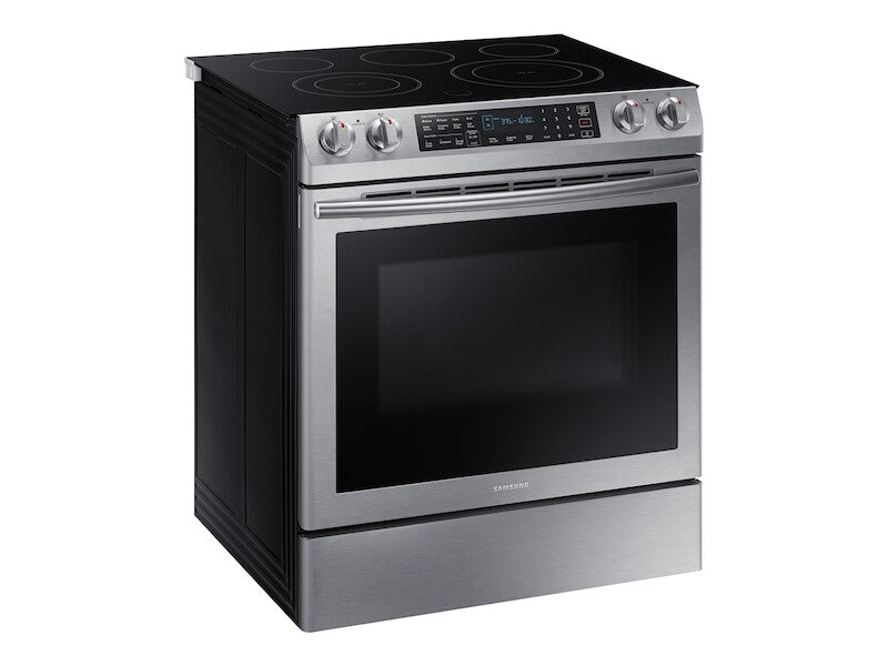 5.8 cu. ft. Slide-in Electric Range in Stainless Steel - (NE58K9430SS) - SAMSUNG