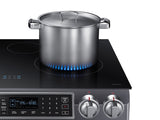5.8 cu ft. Smart Slide-in Induction Range with Virtual Flame™ - (NE58K9560WSAA)