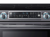 5.8 cu. ft. Slide-In Electric Range with Flex Duo(TM) & Dual Door in Black Stainless Steel - (NE58K9850WG) - SAMSUNG