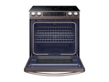 5.8 cu. ft. Slide-In Electric Range in Black Stainless Steel - (NE58R9431SG) - SAMSUNG