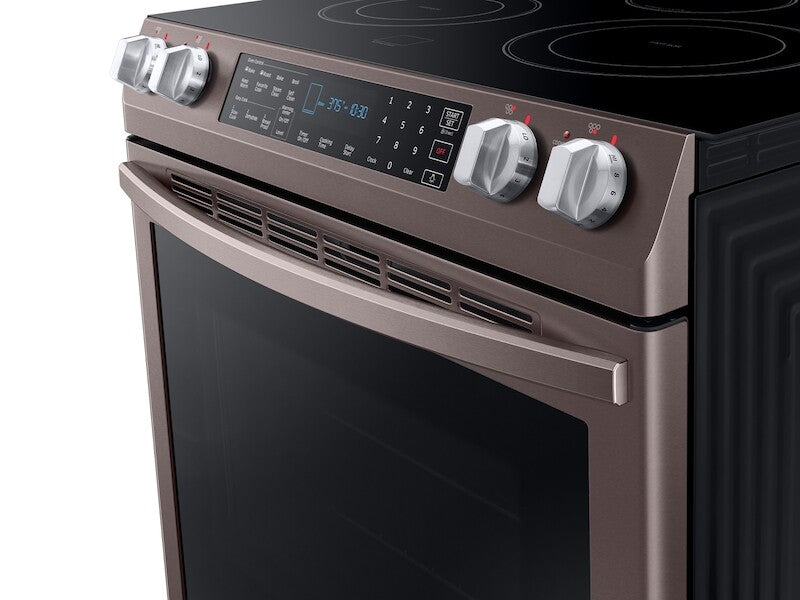 5.8 cu. ft. Slide-In Electric Range in Black Stainless Steel - (NE58R9431SG) - SAMSUNG