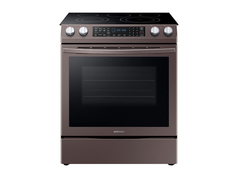 5.8 cu. ft. Slide-In Electric Range in Black Stainless Steel - (NE58R9431SG) - SAMSUNG